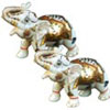  Gift Marble Elephant Set (2.5 inches tall)