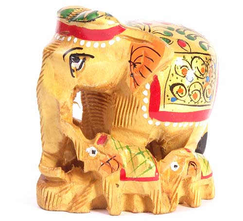 Elephant Family Statue