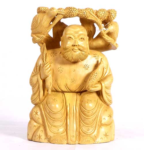 Hancarved Wooden Figure