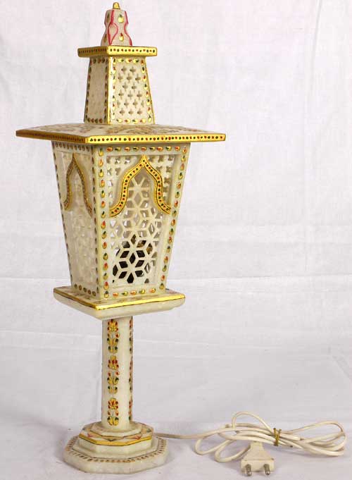 Hand Carved Marble Lamp