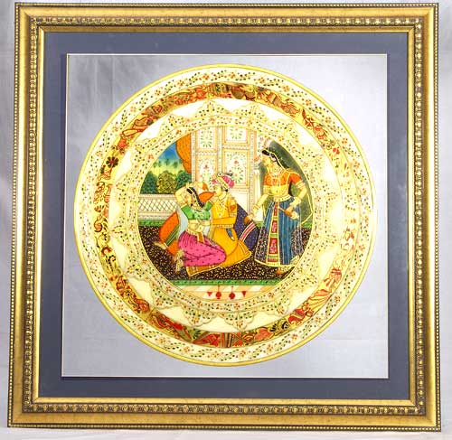 Royal Love Painting on Marble