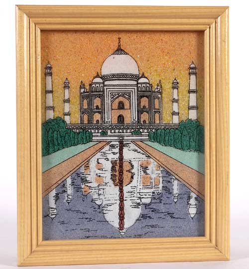 Taj Mahal Gemstone Painting