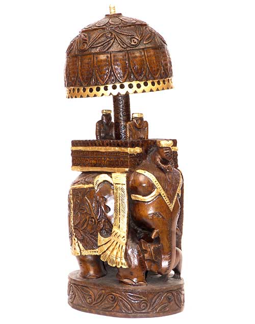 Woodcrafted Elephant
