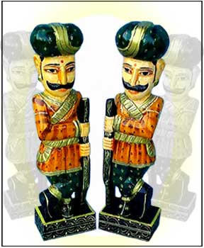 Wooden Royal Guards