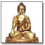 Buddha Bhumisparsha Ashthamangal (14 inches)