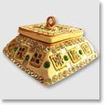 Lak mirror-work Tinket Holder