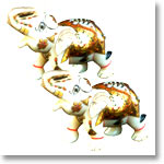 Marble Elephant set (small)