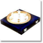 Marble Thali with Silver Utensils