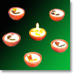 Diya candle gift set