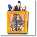 Handmade Triangle Pen Holder
