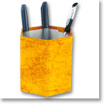 Pen Stand Hexagonal Orange