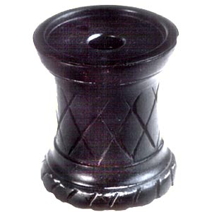 Antique Finish Wooden Candle Holder (Round Shape i)