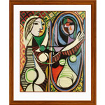 Girl before a mirror