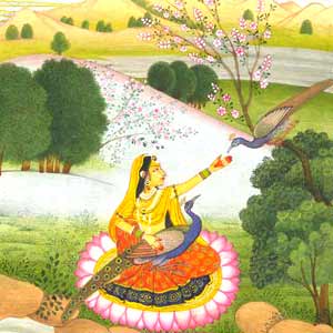 Ragini Sorathi-Miniature Painting