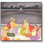 Prince Dara Shikoh and Rana Dil Mughal