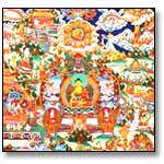 Buddha Life Story � Red Thangka