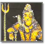 Shiva Batik Painting