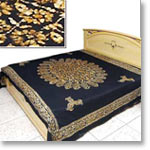 Black Batik Bed Spread