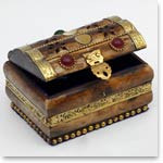 Bone Brass Jewelry Box