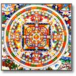 Abhay Mudra - Buddha Mandala Thangka