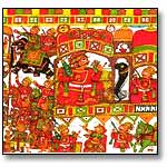 Decorative cloth painting