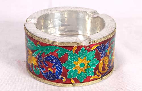 Handcrafted Metal Ashtray