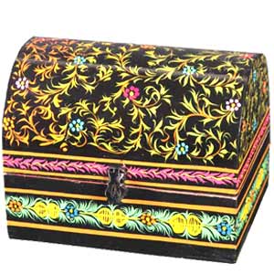 Handpainted Wooden Box 