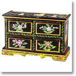 Handpainted Wooden Chest of Drawers