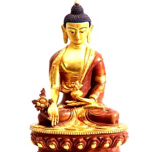 medicine-buddha-statue-gold-plated