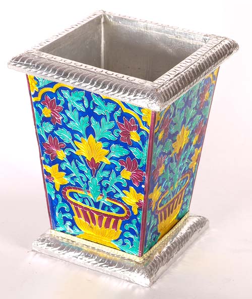 Meenakari Metal Vase