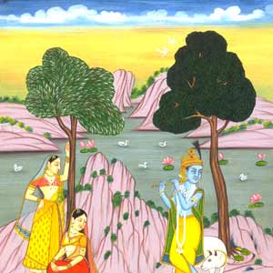 Raga Sarang-Miniature Painting