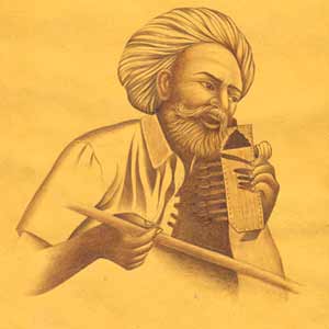 sarangi_player_miniature_painting