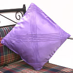 Satin Mauve Cushion Cover