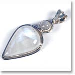 Silver Moonstone Pendant