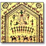 Tribal Celebration-Tribal Painting