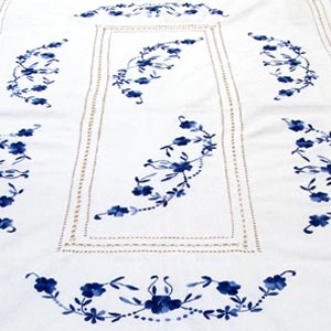 White Handmade Table Spread
