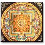 Yantra Mandala Thangka painting