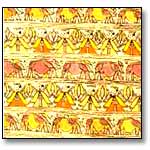 Contentment of life-Madhubani Painting