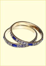 Kundanbela Set Dark Blue