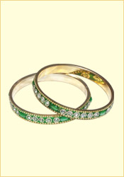 Kundanbela Set Green