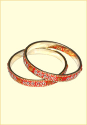 Kundanbela Set Orange