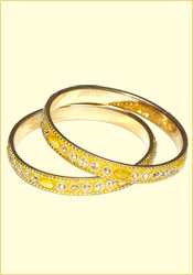 Kundanbela Set Yellow