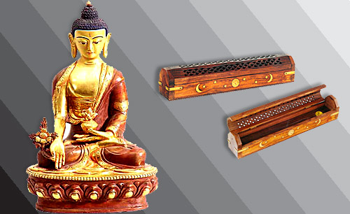 Gold Plated Buddha Statue