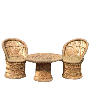 Twin chairs with table t50