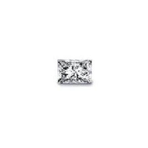 White American Diamond Square Cut