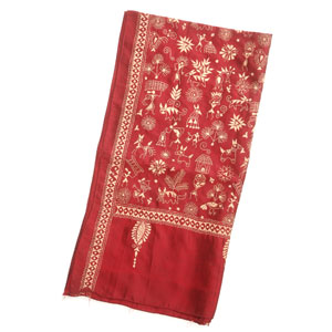 Kantha Embroidery Stole